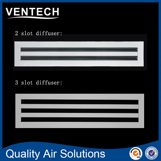 HVAC System Jet Nozzle Grilles Aluminum Supply Air Linear Slor Diffuser