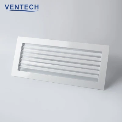 Griglia di ventilazione a singola deflessione in alluminio per sistema HVAC